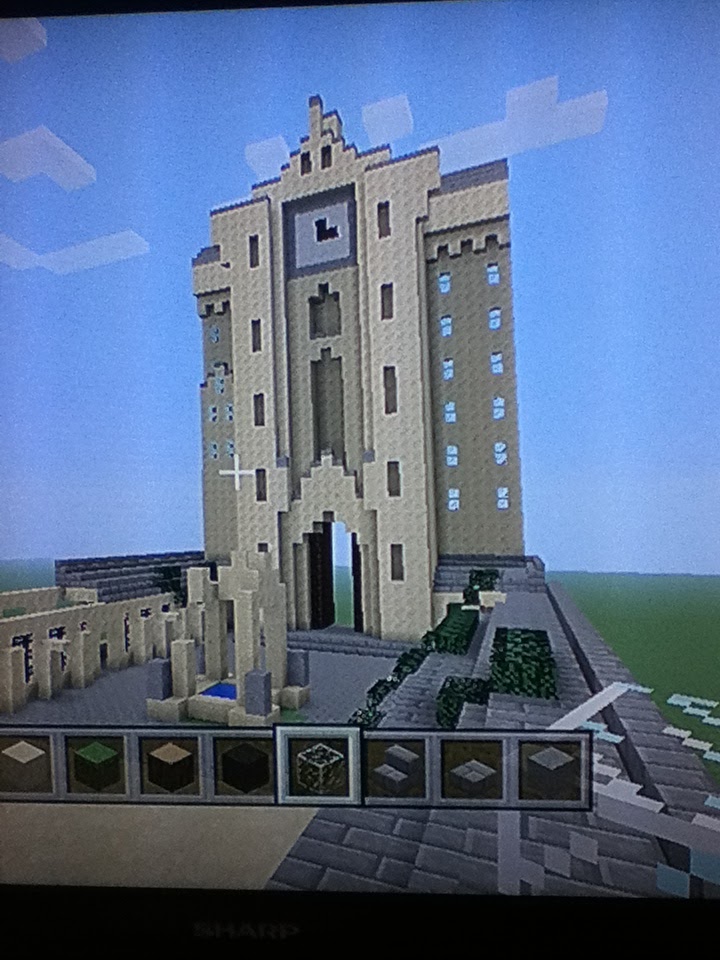 Hogwarts Project on Minecraft Clock Tower Phase 3