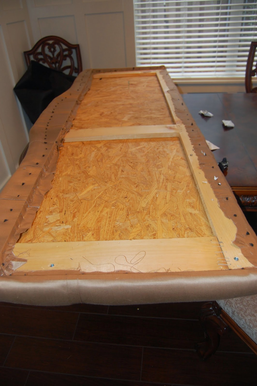 Classic Style Home DIY Project How to Recover a Tufted Headboard