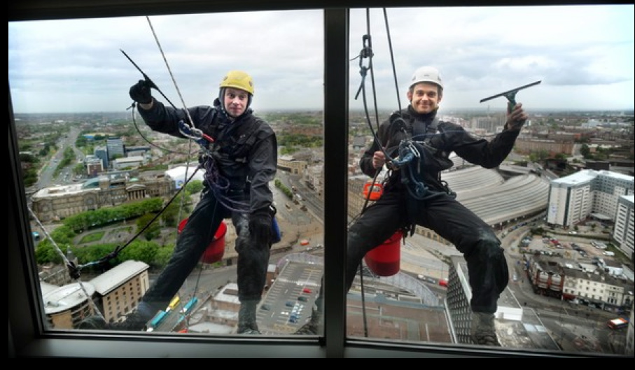 RobinsonSolutions Professional Window Cleaning High Flying Window