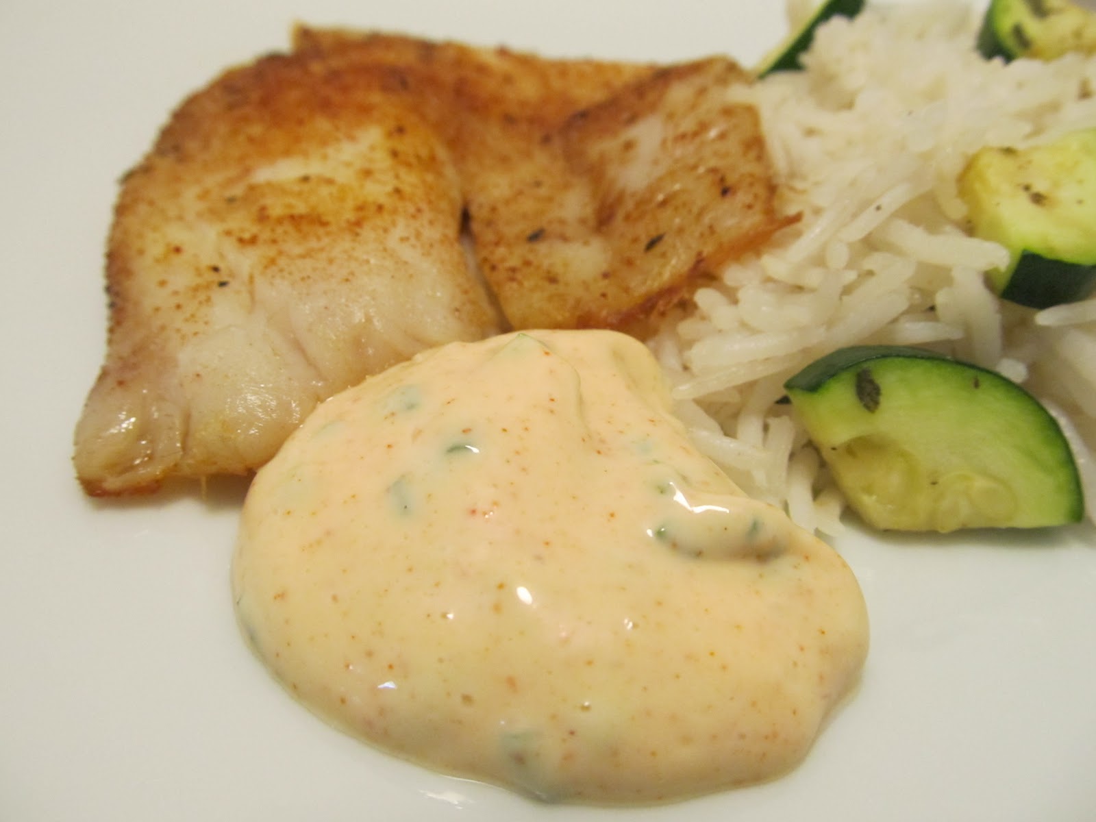 Jenn's Food Journey Grilled (or Baked) Fish with Remoulade