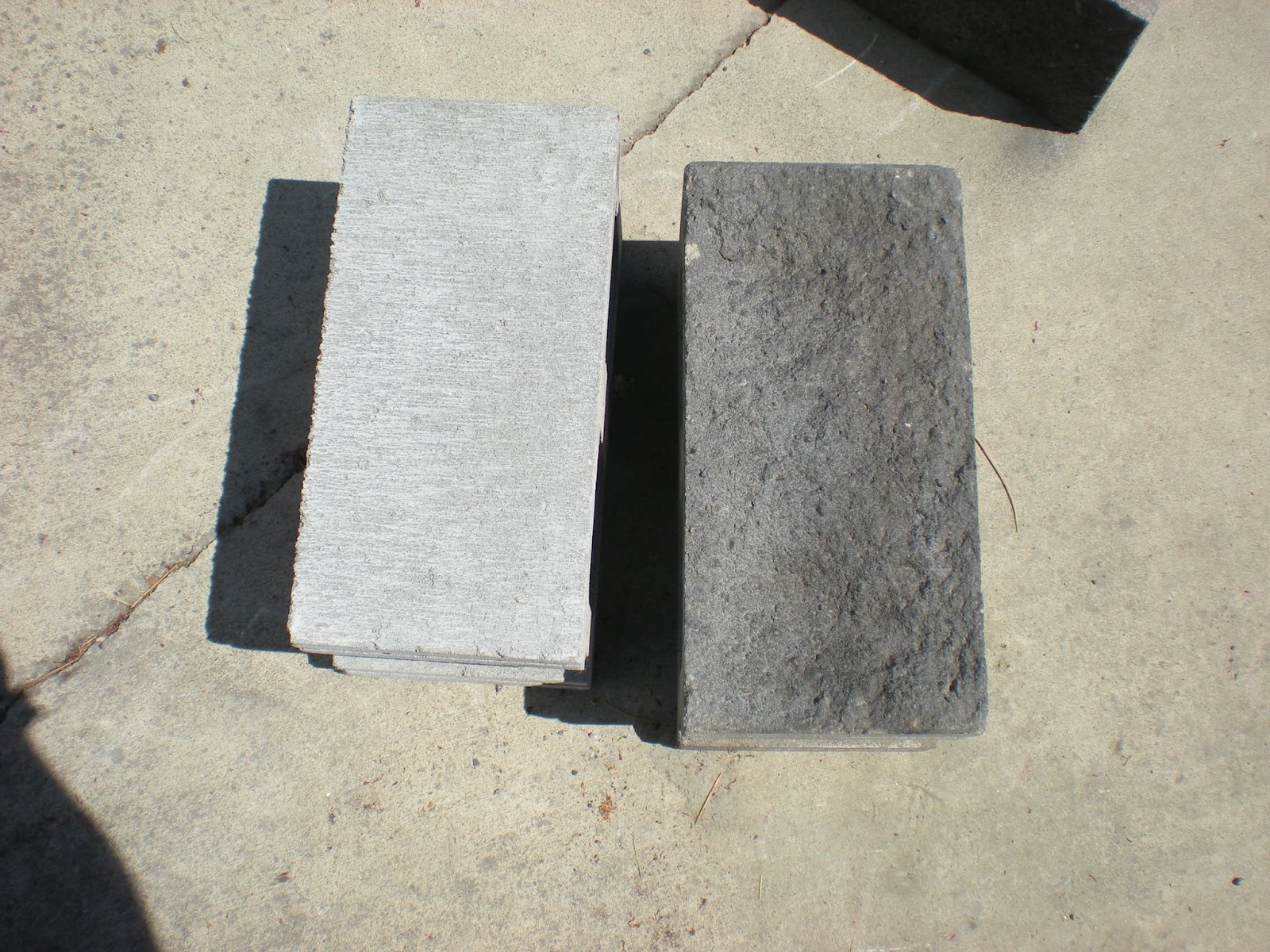MODE CONCRETE: Acid Stain your Concrete Block Retaining Wall - article