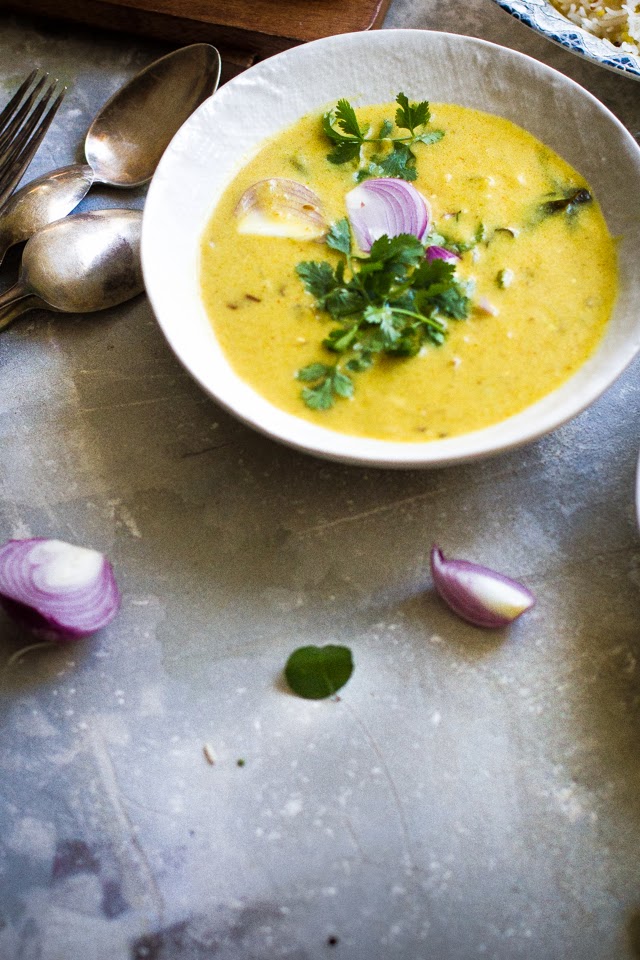 Kadhi Spiced Hot Yogurt Soup Journey Kitchen