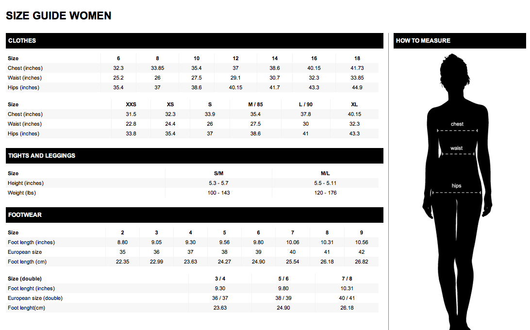 The Kooples Size Chart