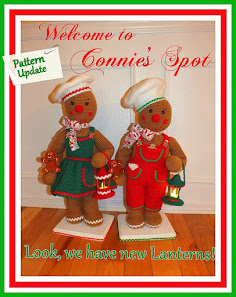 Chip & Cookie Christmas Gingerbread Doll Pattern© by Connie Hughes Designs©