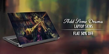 Flat 50% Off on Laptop Skins, Price starts from Rs.199 @ Flipkart