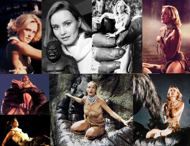 Pin Up Poster Girls of the 70s Jessica Lange As King Kong's mate she 
