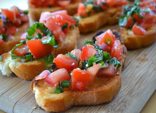 Crostini De Queso Y Ajo
