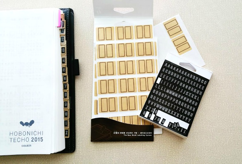 DIY Hobonichi Planner tabs / Seaweed Kisses