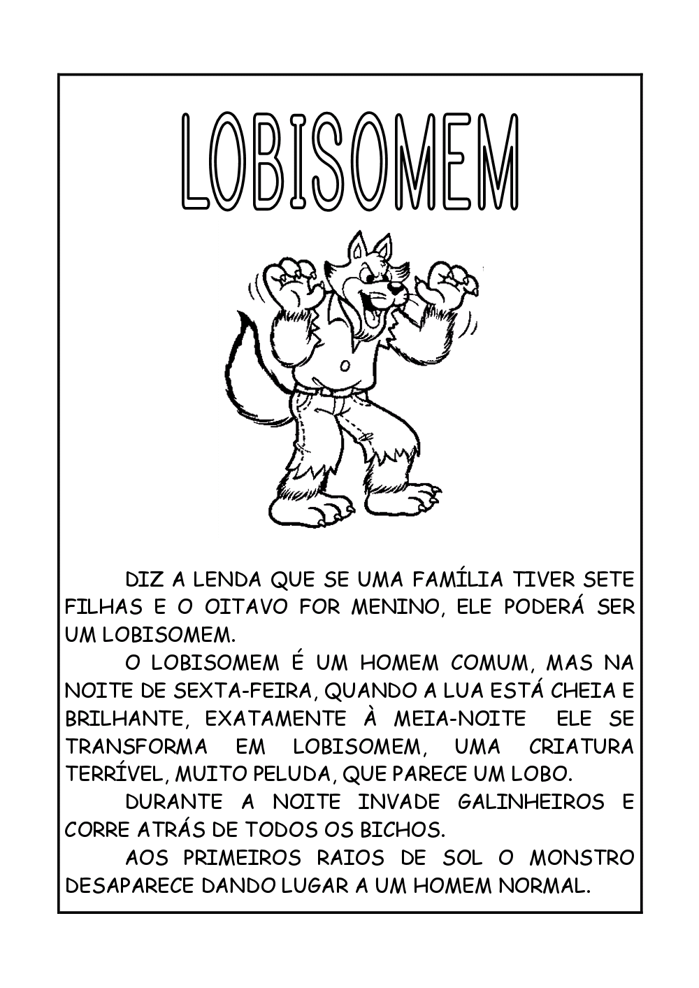 Jogos sobre o folclore 1º ano - Recursos de ensino