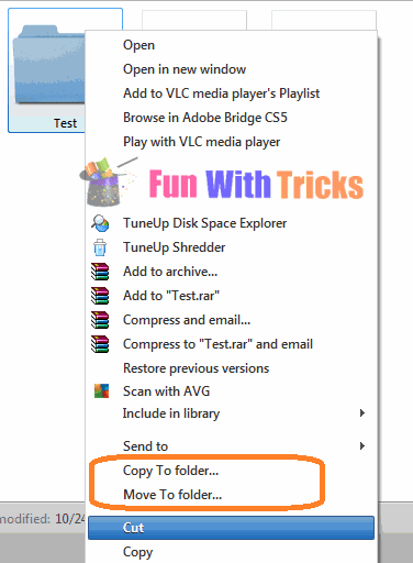 Add Copy To and Move To into right click_FunWidTricks.Com