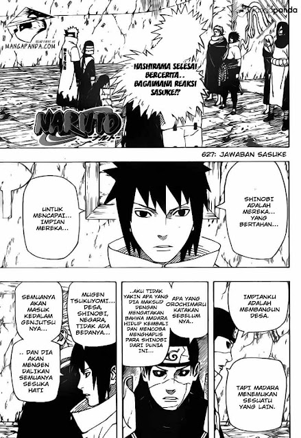 Download Komik Naruto Chapter 627 "Jawaban Sasuke" Bahasa Indonesia