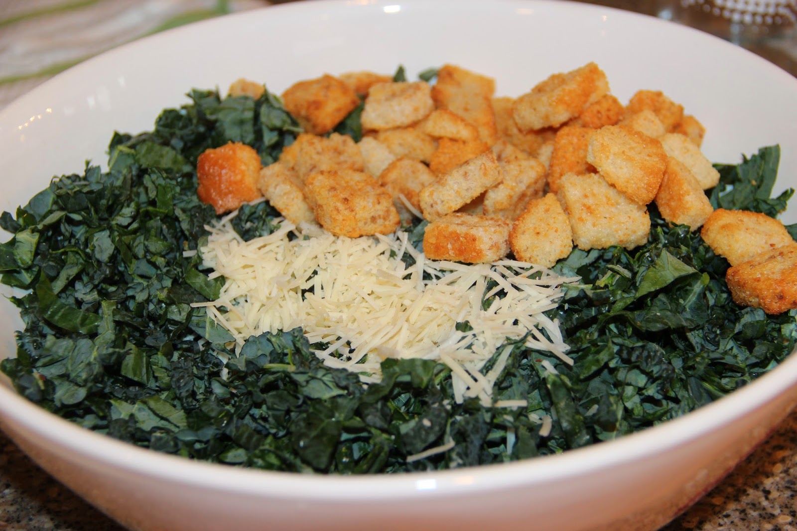 Pretty Little Paleo Kale Caesar Salad