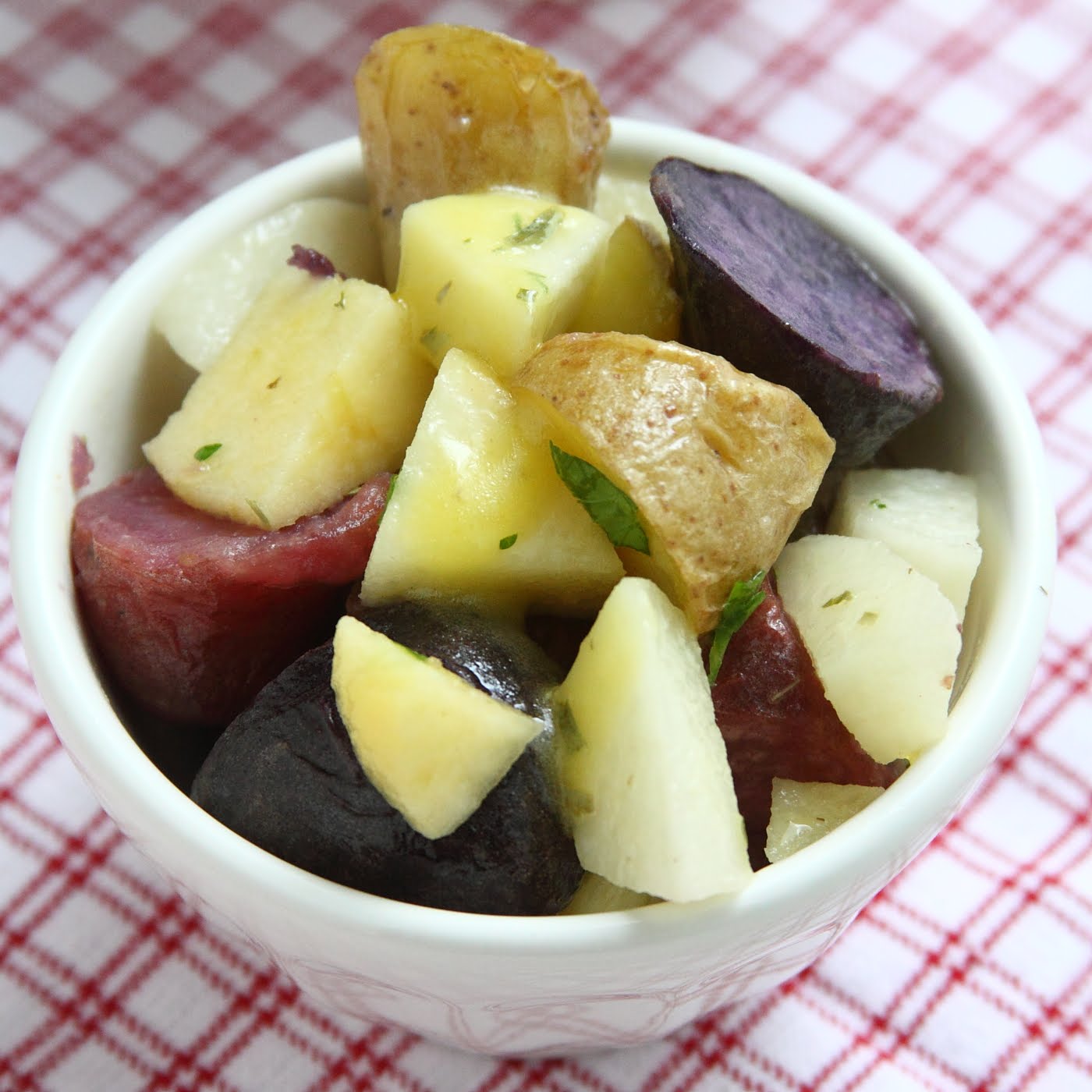 ShowFood Chef Heart Healthy Apple, Jicama & Potato Salad