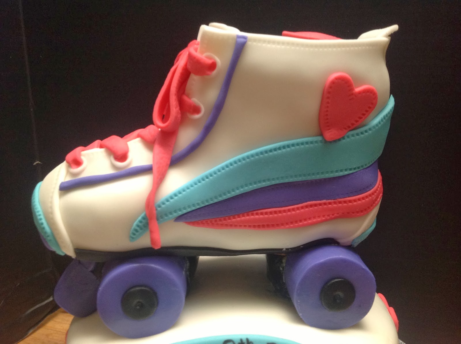 Plumeria Cake Studio Roller Skate Birthday Cake