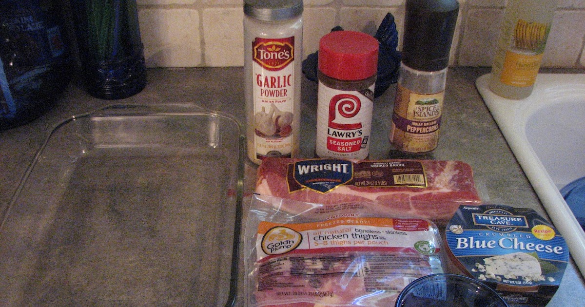 Journey to Happy Blue Cheese Bacon Wrapped Chicken