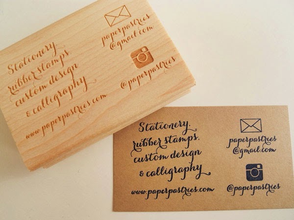 custom stamps for business cards