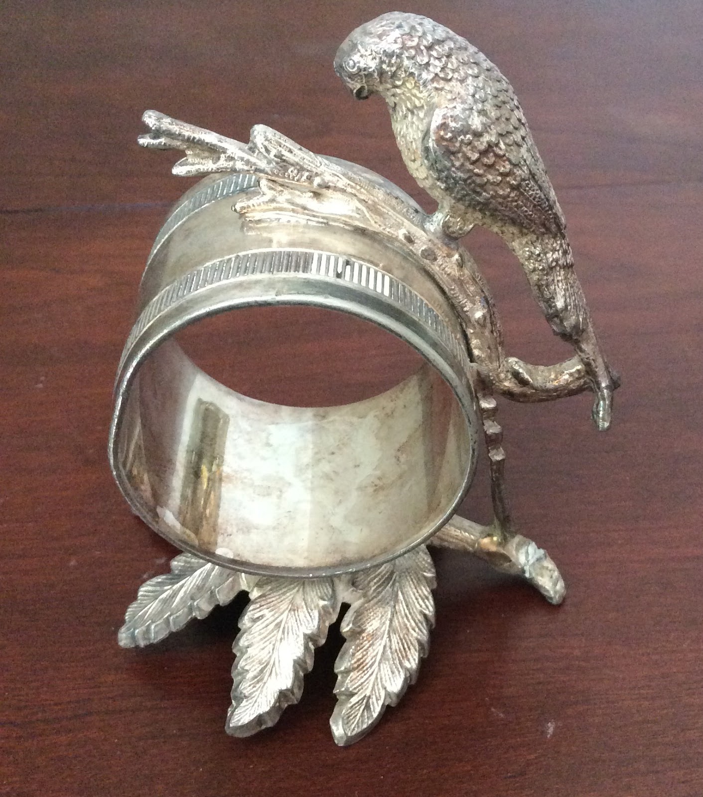 Antique Hunter Victorian Figural Napkin Ring No. 3