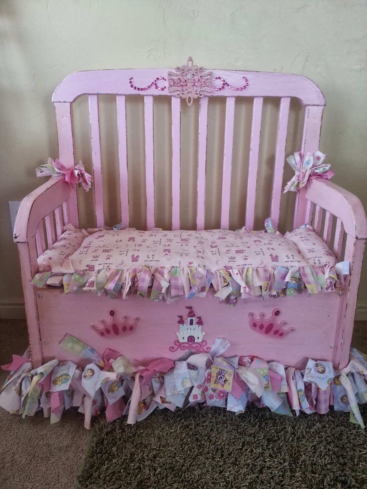 girl toy chest bench