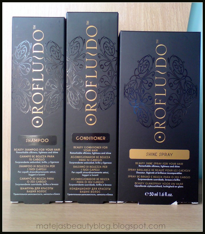 Review Orofluido Shampoo Conditioner And Shine Spray Mateja S Beauty Blog