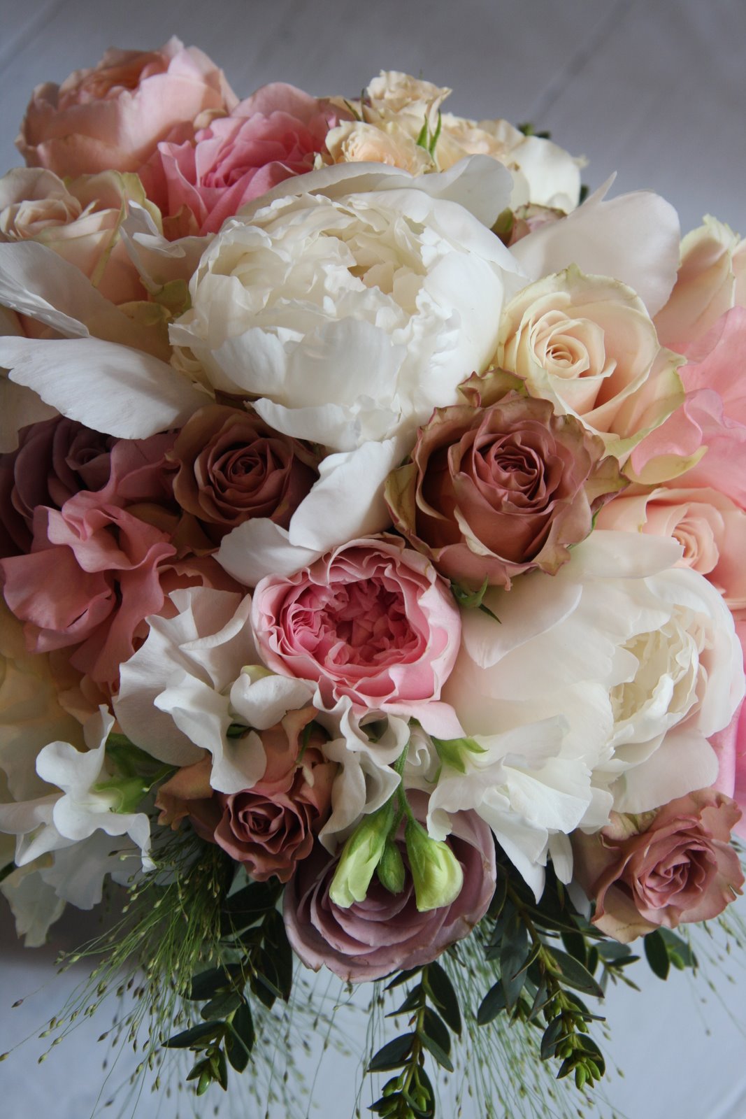 Flower Design Vintage Weddings Vintage Wedding Bouquet of Peonies