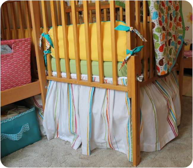 Crib Bumper Tutorial PeekaBoo Pages Patterns, Fabric & More!