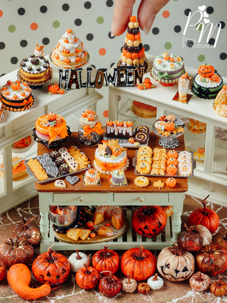 Paris Miniatures Halloween Miniatures on Etsy at 9pm Tonight!