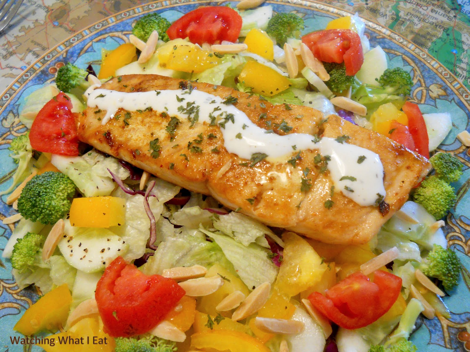 Watching What I Eat Salmon a perfectly healthy meal for Fish Friday