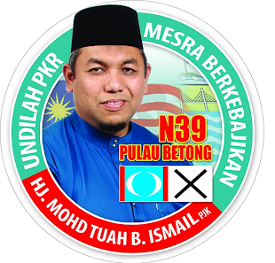Hj Mohd Tuah Ismail untuk N39 Pulau Betong