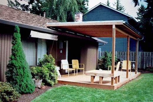 Outdoor Wood Patio Cover Design Types