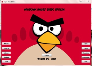 Windows 7 Ultimate Angry Birds