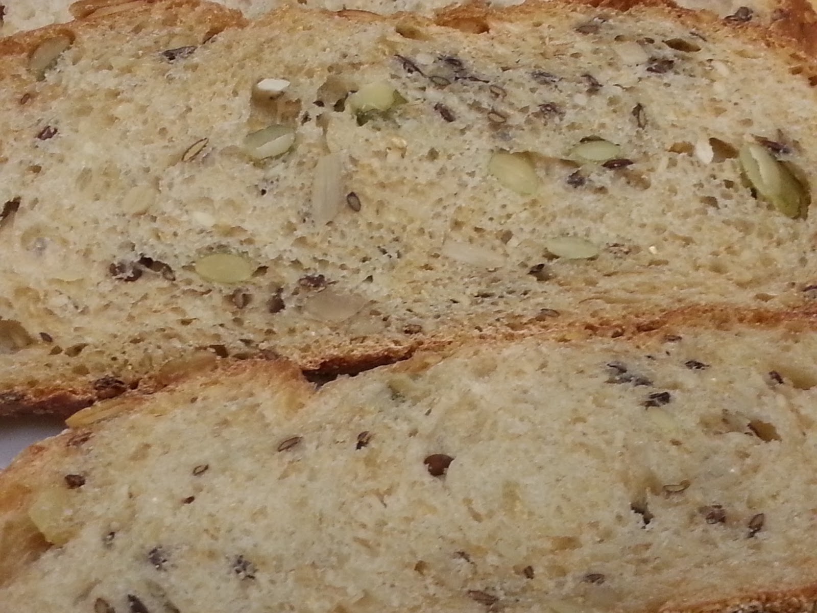 Simple Baking Seeded Whole Wheat Bread (healthy)