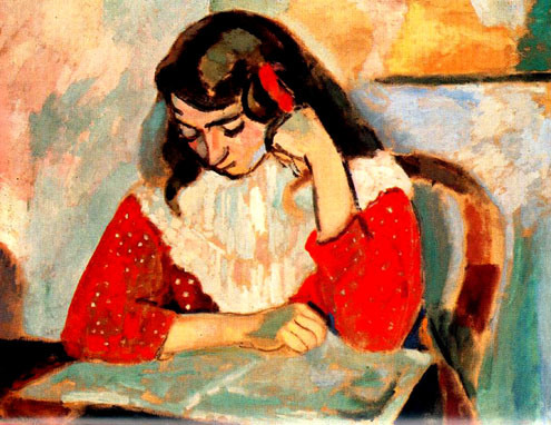 Margarita leyendo