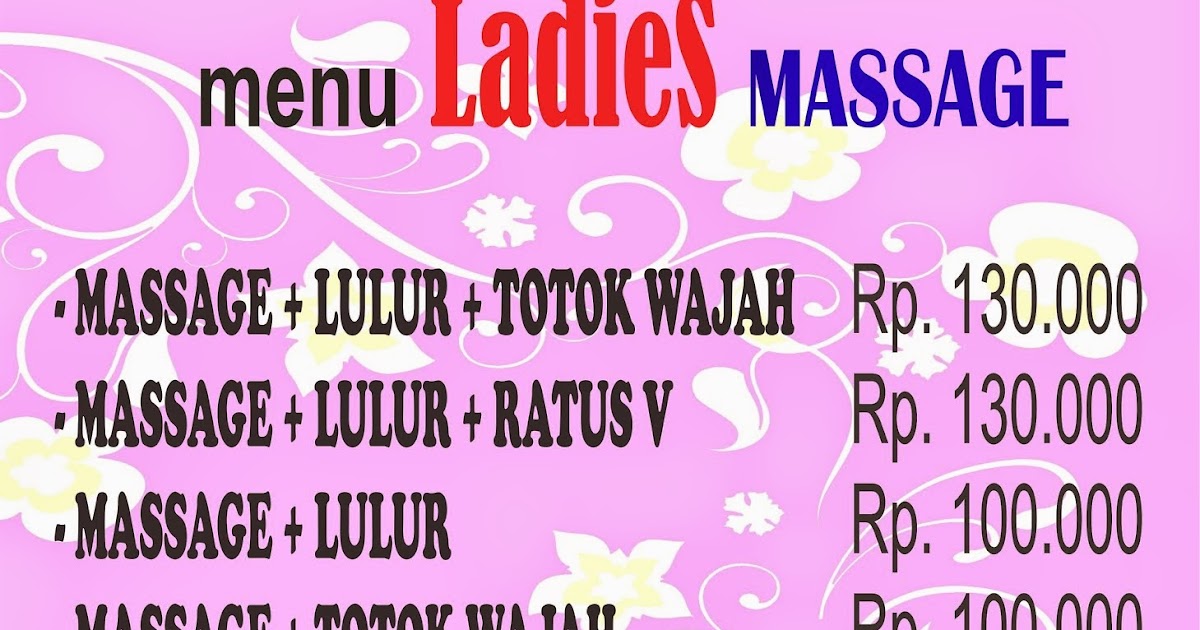 LADIES MASSAGE PIJAT KHUSUS WANITA RATUS WANGI BUAT WANITA DI DEPOK
