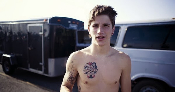 Alone cute adorable boy shirtless