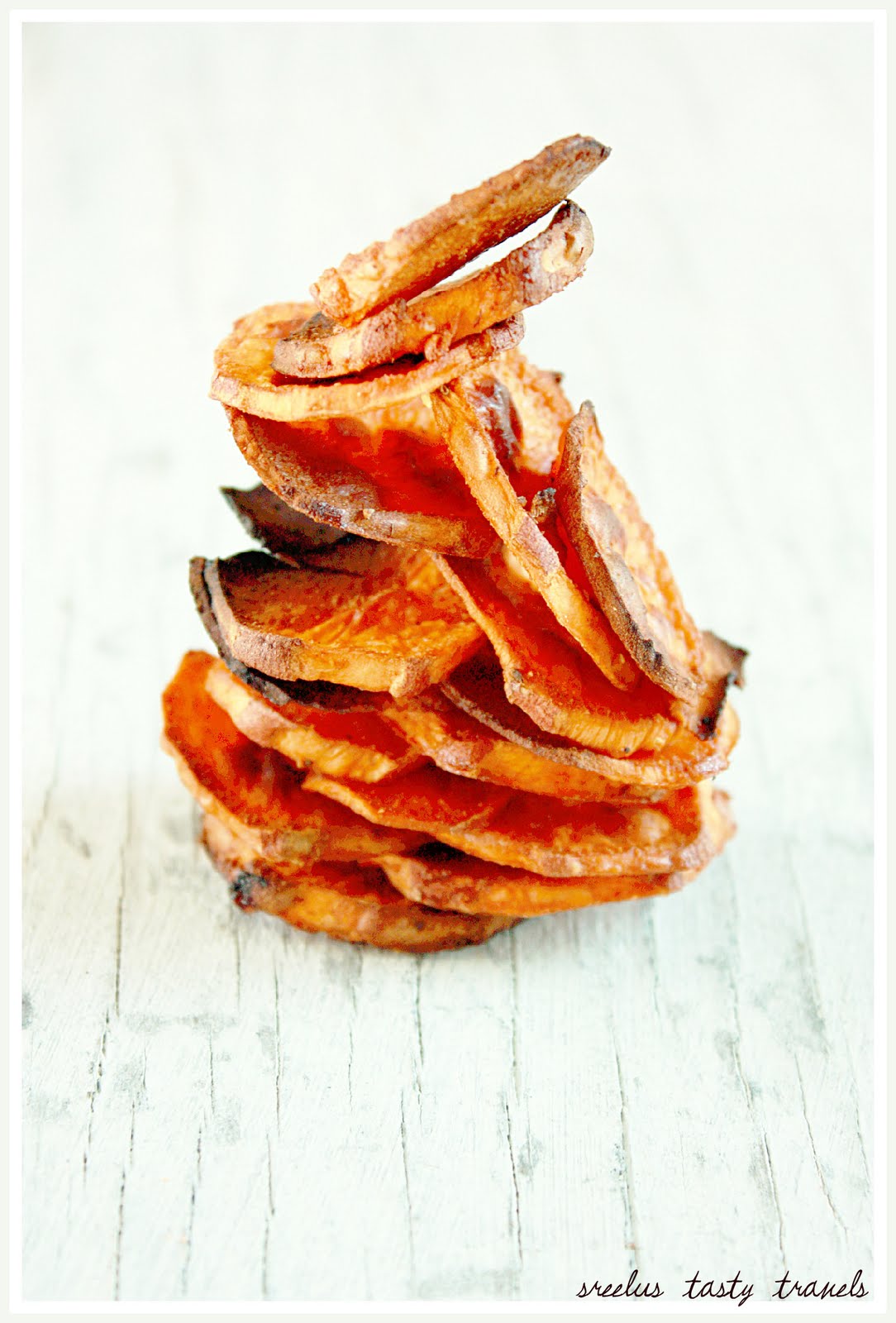 Sreelus Tasty Travels Baked Sweet Potato Chips Sweet & Spicy