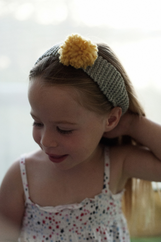Rust & Sunshine PomPom Headband