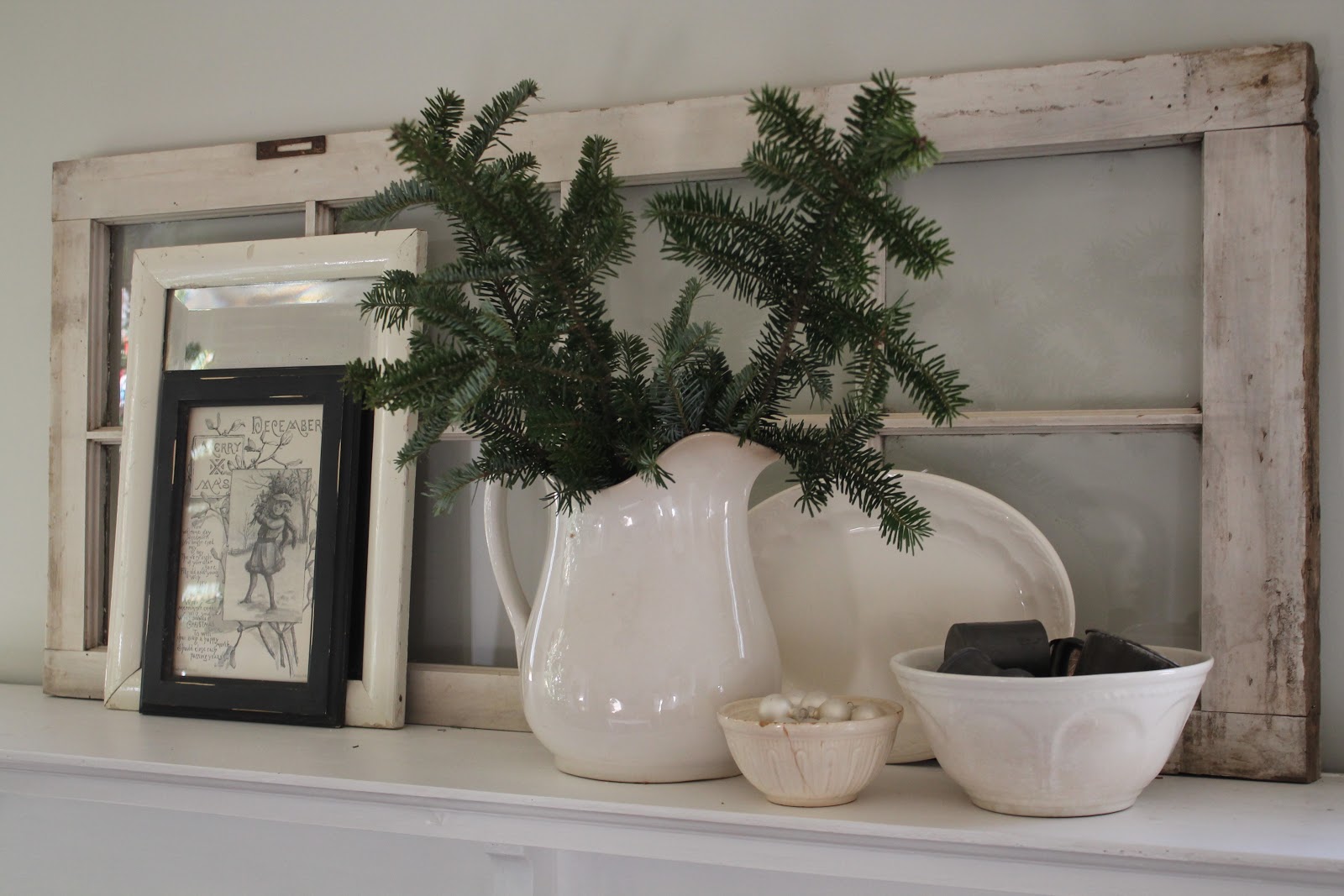 FARMHOUSE 5540: Christmas Mantel