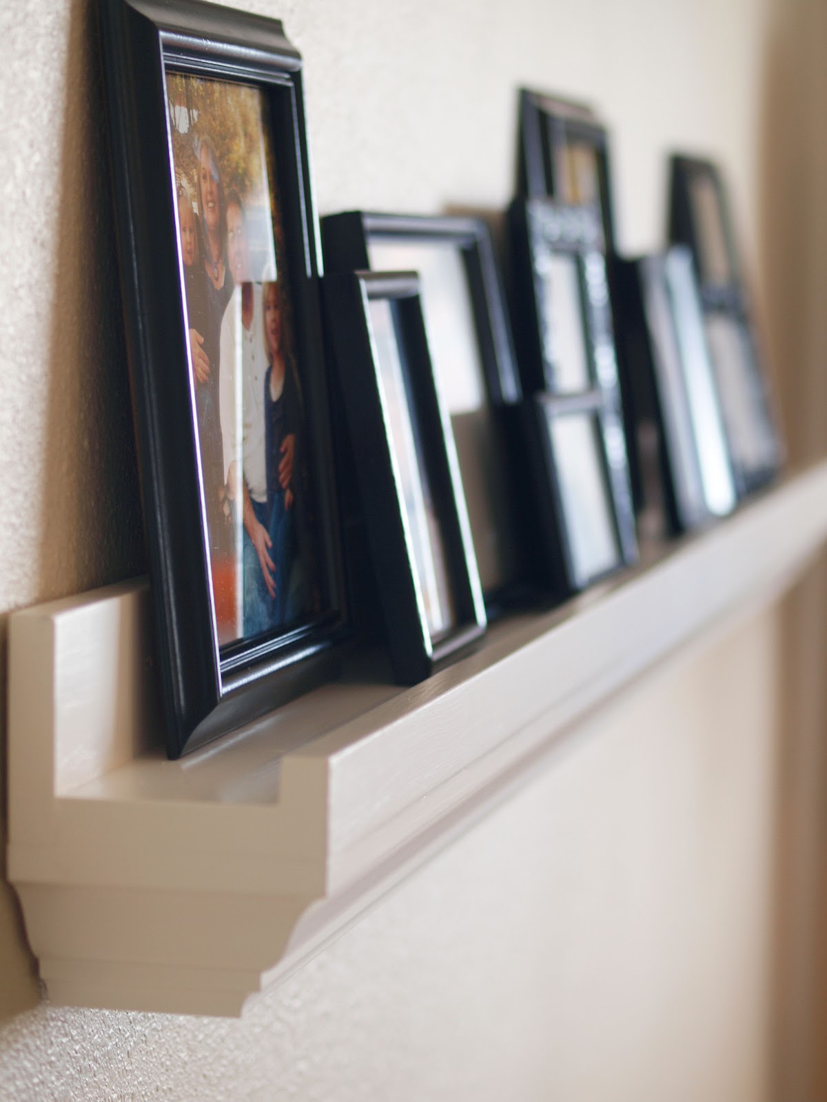 picture ledges Through the Front Door
