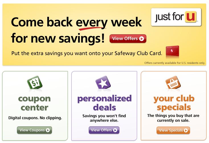Safeway Just For You Program Safewayj4u NorCal Coupon Gal