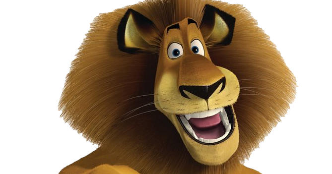 MADAGASCAR - REY LEON - ALEX - MADAGASCAR - TECNOPOR