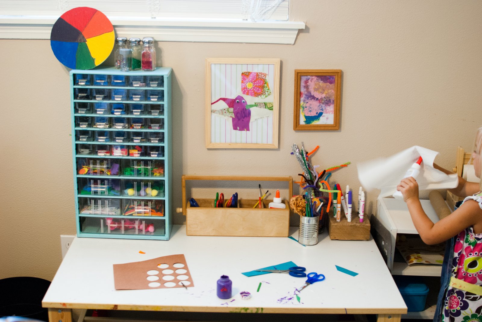 Teach Your Children Well Art Desk