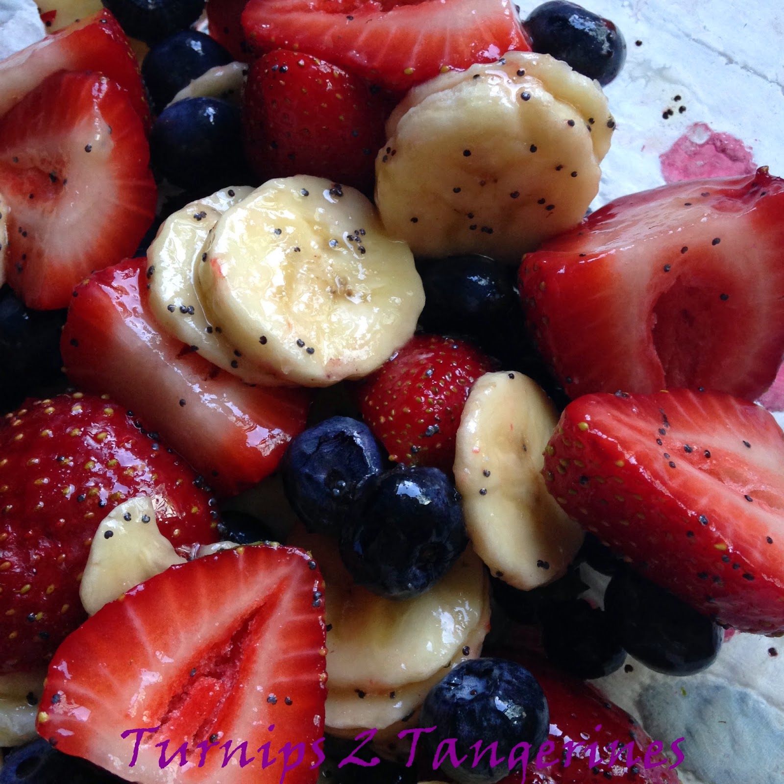 Turnips 2 Tangerines Fruit Salad with Cool Mint Dressing