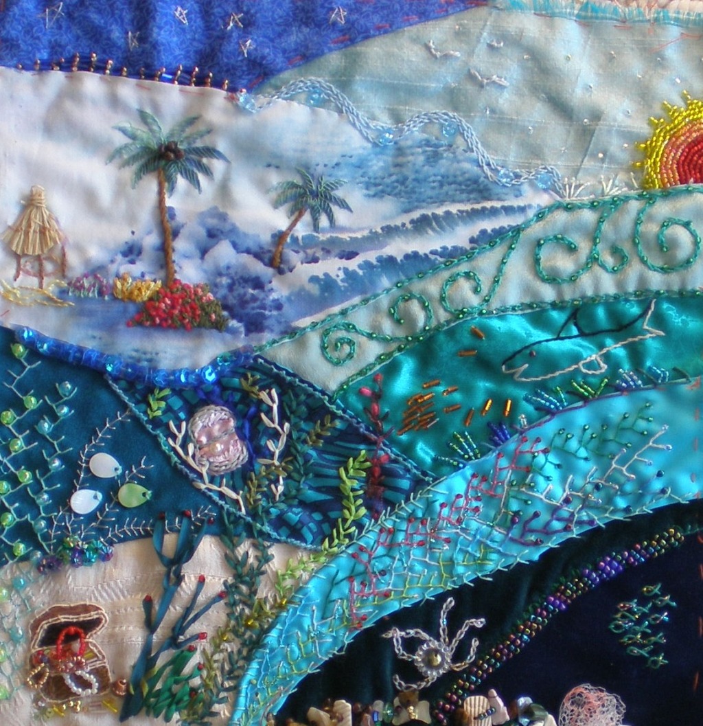 Diane's Decorating Diary Crazy Quilts ARE Quilts Too