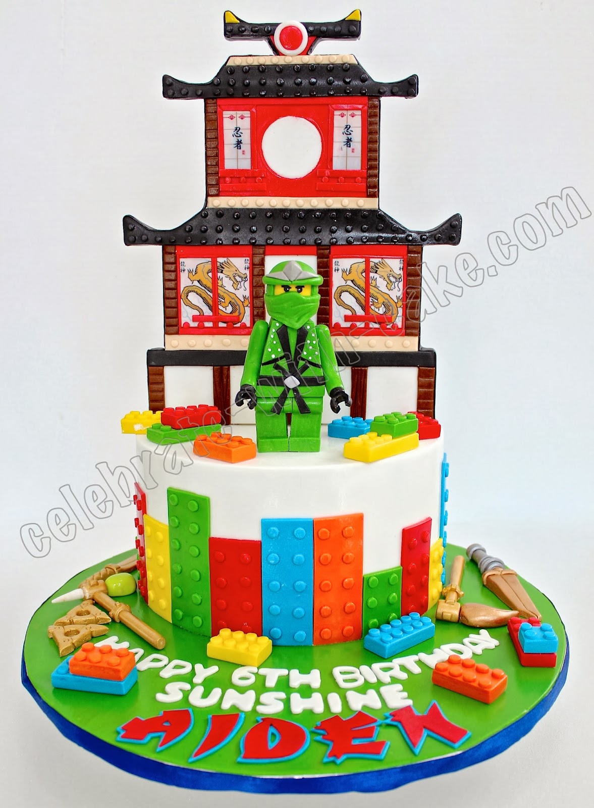 Celebrate with Cake! Ninjago Fire Temple with Ninjago Celebrate with Cake! Ninjago Fire Temple with Ninjago