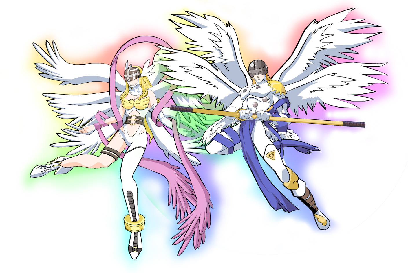 Angels of Light and Hope by Angemon