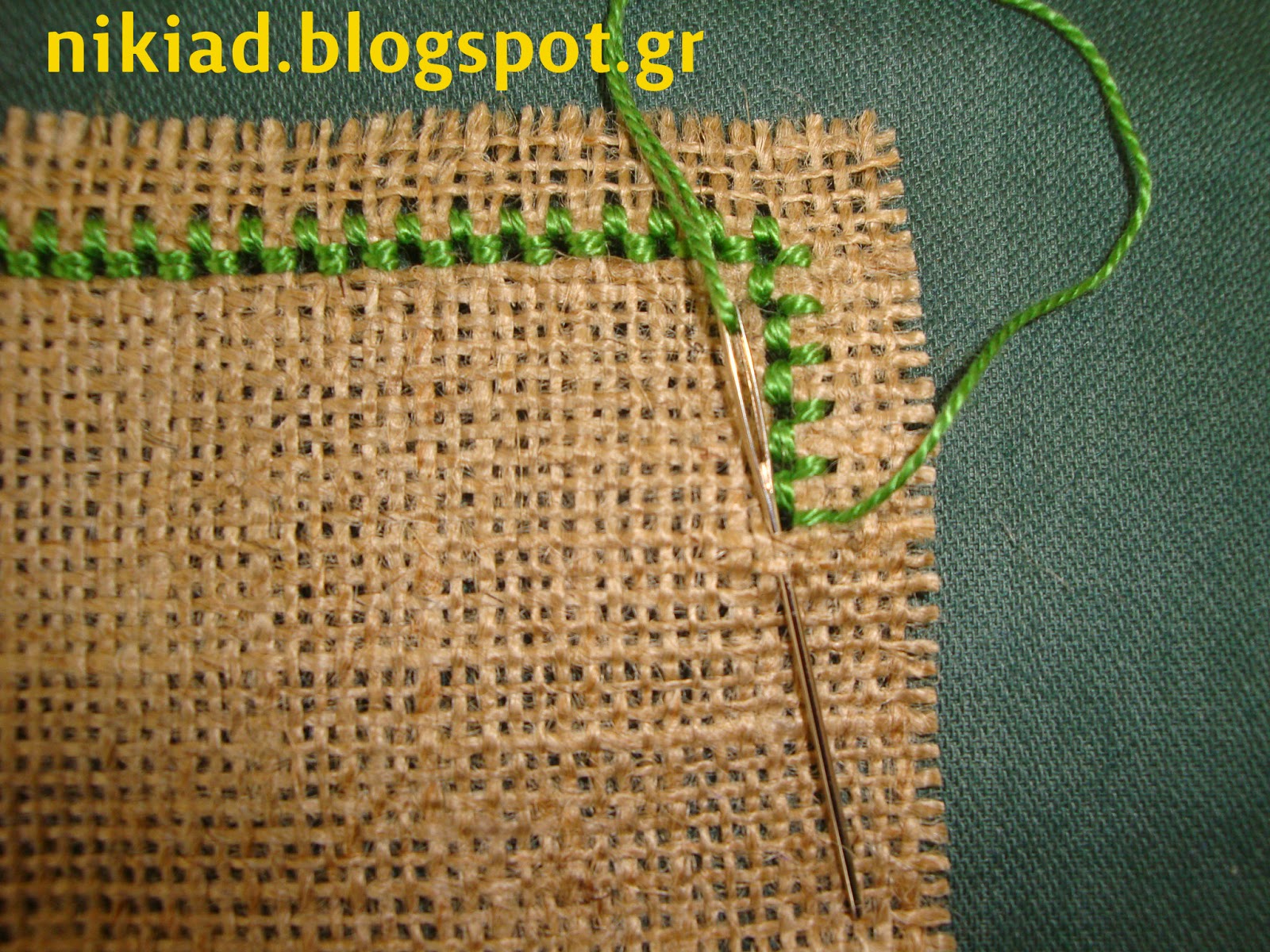 Χειροτεχνήματα Πώς να μην ξεφτίζει η λινάτσα ή το λινό / How to keep