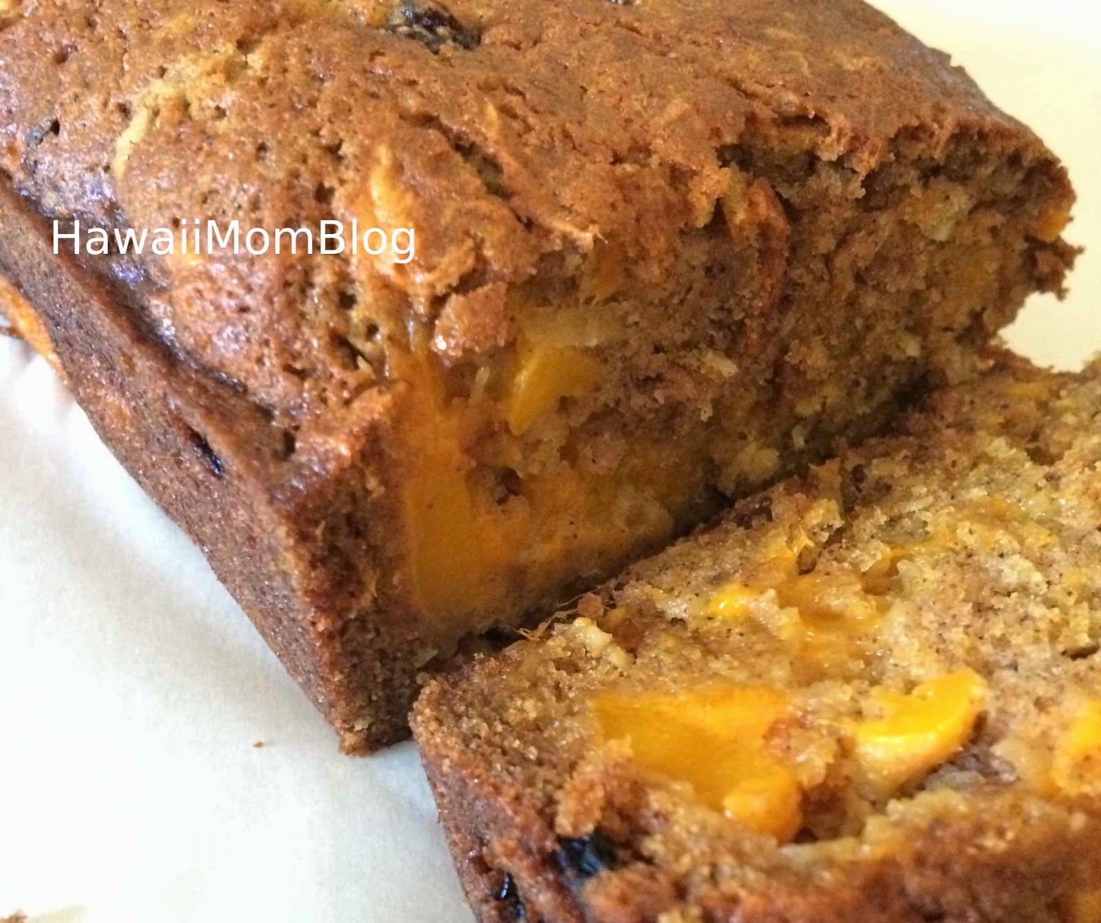 Hawaii Mom Blog Mango Bread Recipe