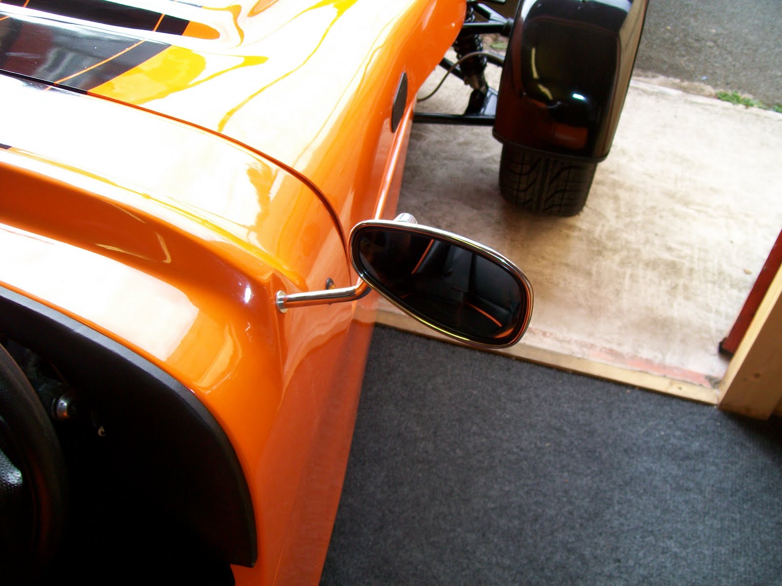 Phill`s Tiger Avon Build Diary Wing Mirrors / IVA Ready