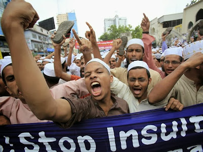 Muslim protest in Bangladesh