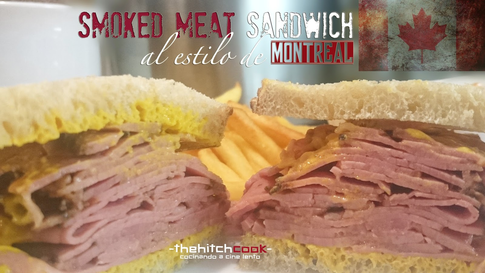 THE HITCHCOOK SMOKED MEAT SANDWICH AL ESTILO DE MONTREAL
